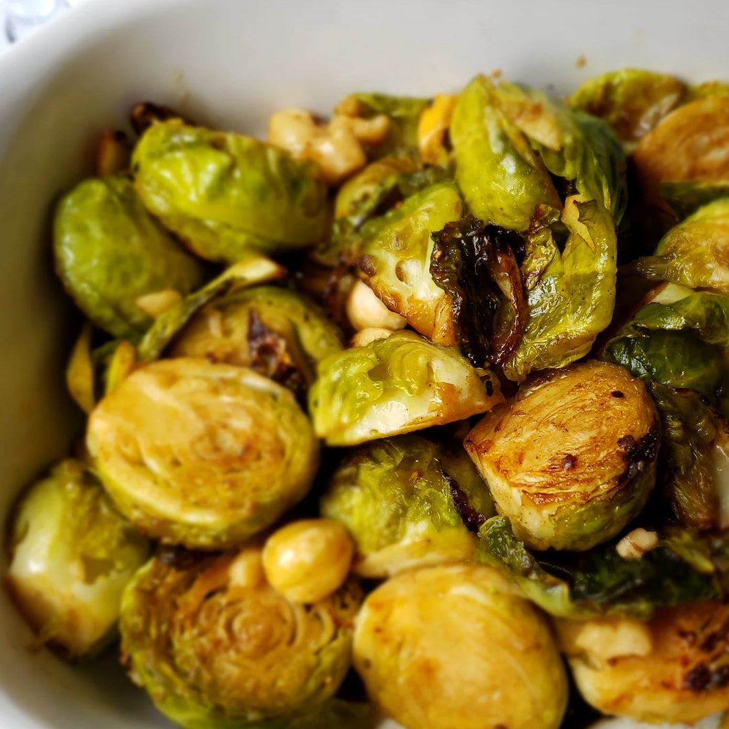 Hazelnut Brussel Sprouts